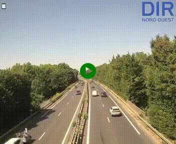 <h2>Webcam sur le périphérique de Caen (N814) à l'est de la ville, à Mondeville hauteur de la sortie 2, Presqu'île-Rives de l'Orne, au bout de l'autoroute A13</h2>