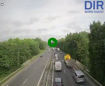 <h2>Webcam sur le périphérique de Caen (N814) à l'est de la ville, à Mondeville hauteur de la sortie 2, Presqu'île-Rives de l'Orne, au bout de l'autoroute A13</h2>