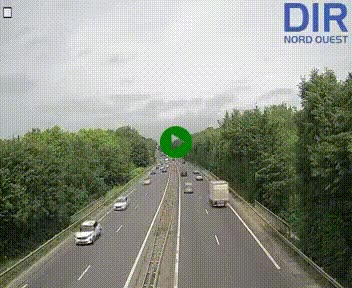 <h2>Webcam sur le périphérique de Caen (N814) à l'est de la ville, à Mondeville hauteur de la sortie 2, Presqu'île-Rives de l'Orne, au bout de l'autoroute A13</h2>