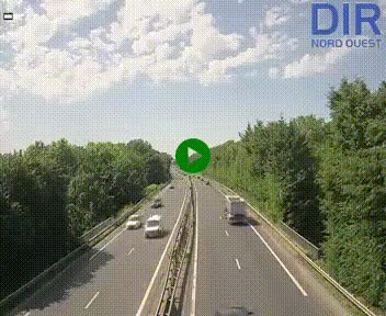 <h2>Webcam sur le périphérique de Caen (N814) à l'est de la ville, à Mondeville hauteur de la sortie 2, Presqu'île-Rives de l'Orne, au bout de l'autoroute A13</h2>