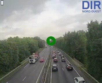 <h2>Webcam sur le périphérique de Caen (N814) à l'est de la ville, à Mondeville hauteur de la sortie 2, Presqu'île-Rives de l'Orne, au bout de l'autoroute A13</h2>