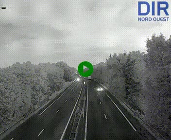 <h2>Webcam sur le périphérique de Caen (N814) à l'est de la ville, à Mondeville hauteur de la sortie 2, Presqu'île-Rives de l'Orne, au bout de l'autoroute A13</h2>