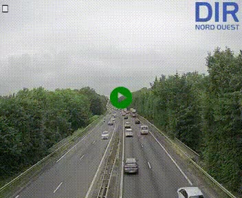 <h2>Webcam sur le périphérique de Caen (N814) à l'est de la ville, à Mondeville hauteur de la sortie 2, Presqu'île-Rives de l'Orne, au bout de l'autoroute A13</h2>