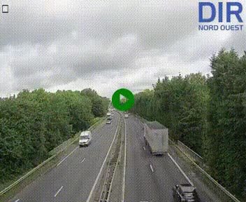 <h2>Webcam sur le périphérique de Caen (N814) à l'est de la ville, à Mondeville hauteur de la sortie 2, Presqu'île-Rives de l'Orne, au bout de l'autoroute A13</h2>