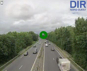 <h2>Webcam sur le périphérique de Caen (N814) à l'est de la ville, à Mondeville hauteur de la sortie 2, Presqu'île-Rives de l'Orne, au bout de l'autoroute A13</h2>