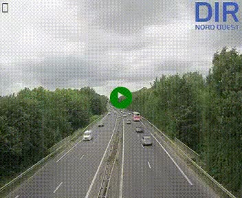 <h2>Webcam sur le périphérique de Caen (N814) à l'est de la ville, à Mondeville hauteur de la sortie 2, Presqu'île-Rives de l'Orne, au bout de l'autoroute A13</h2>
