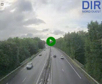 <h2>Webcam sur le périphérique de Caen (N814) à l'est de la ville, à Mondeville hauteur de la sortie 2, Presqu'île-Rives de l'Orne, au bout de l'autoroute A13</h2>