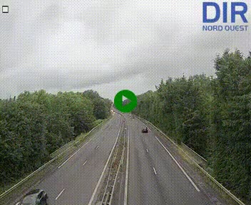 <h2>Webcam sur le périphérique de Caen (N814) à l'est de la ville, à Mondeville hauteur de la sortie 2, Presqu'île-Rives de l'Orne, au bout de l'autoroute A13</h2>