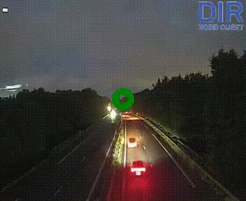 <h2>Webcam sur le périphérique de Caen (N814) à l'est de la ville, à Mondeville hauteur de la sortie 2, Presqu'île-Rives de l'Orne, au bout de l'autoroute A13</h2>