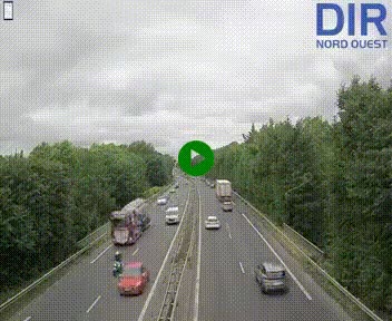 <h2>Webcam sur le périphérique de Caen (N814) à l'est de la ville, à Mondeville hauteur de la sortie 2, Presqu'île-Rives de l'Orne, au bout de l'autoroute A13</h2>