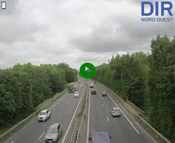 <h2>Webcam sur le périphérique de Caen (N814) à l'est de la ville, à Mondeville hauteur de la sortie 2, Presqu'île-Rives de l'Orne, au bout de l'autoroute A13</h2>