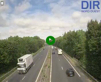 <h2>Webcam sur le périphérique de Caen (N814) à l'est de la ville, à Mondeville hauteur de la sortie 2, Presqu'île-Rives de l'Orne, au bout de l'autoroute A13</h2>