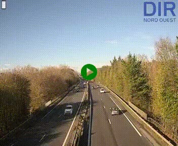 <h2>Webcam sur le périphérique de Caen (N814) à l'est de la ville, à Mondeville hauteur de la sortie 2, Presqu'île-Rives de l'Orne, au bout de l'autoroute A13</h2>