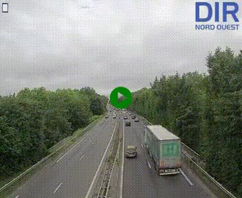 <h2>Webcam sur le périphérique de Caen (N814) à l'est de la ville, à Mondeville hauteur de la sortie 2, Presqu'île-Rives de l'Orne, au bout de l'autoroute A13</h2>