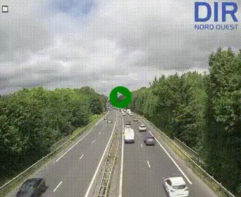 <h2>Webcam sur le périphérique de Caen (N814) à l'est de la ville, à Mondeville hauteur de la sortie 2, Presqu'île-Rives de l'Orne, au bout de l'autoroute A13</h2>