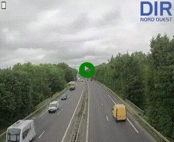 <h2>Webcam sur le périphérique de Caen (N814) à l'est de la ville, à Mondeville hauteur de la sortie 2, Presqu'île-Rives de l'Orne, au bout de l'autoroute A13</h2>