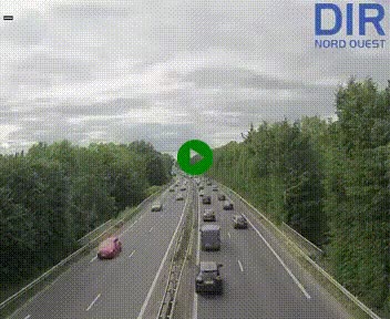 <h2>Webcam sur le périphérique de Caen (N814) à l'est de la ville, à Mondeville hauteur de la sortie 2, Presqu'île-Rives de l'Orne, au bout de l'autoroute A13</h2>