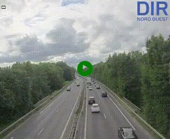 <h2>Webcam sur le périphérique de Caen (N814) à l'est de la ville, à Mondeville hauteur de la sortie 2, Presqu'île-Rives de l'Orne, au bout de l'autoroute A13</h2>