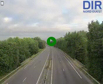<h2>Webcam sur le périphérique de Caen (N814) à l'est de la ville, à Mondeville hauteur de la sortie 2, Presqu'île-Rives de l'Orne, au bout de l'autoroute A13</h2>