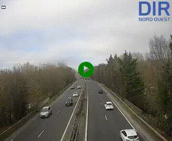 <h2>Webcam sur le périphérique de Caen (N814) à l'est de la ville, à Mondeville hauteur de la sortie 2, Presqu'île-Rives de l'Orne, au bout de l'autoroute A13</h2>