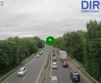 <h2>Webcam sur le périphérique de Caen (N814) à l'est de la ville, à Mondeville hauteur de la sortie 2, Presqu'île-Rives de l'Orne, au bout de l'autoroute A13</h2>