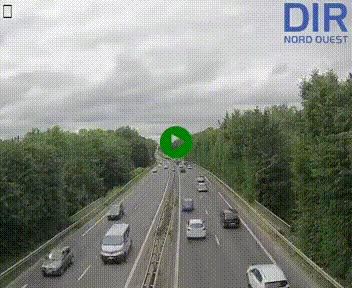 <h2>Webcam sur le périphérique de Caen (N814) à l'est de la ville, à Mondeville hauteur de la sortie 2, Presqu'île-Rives de l'Orne, au bout de l'autoroute A13</h2>