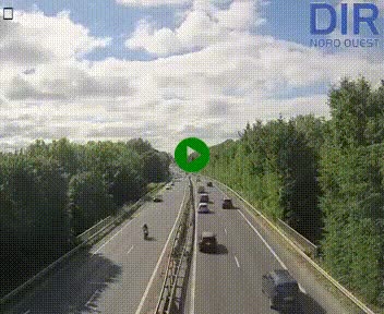 <h2>Webcam sur le périphérique de Caen (N814) à l'est de la ville, à Mondeville hauteur de la sortie 2, Presqu'île-Rives de l'Orne, au bout de l'autoroute A13</h2>