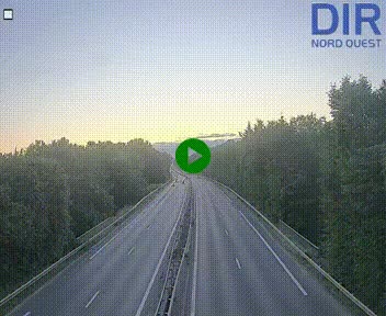<h2>Webcam sur le périphérique de Caen (N814) à l'est de la ville, à Mondeville hauteur de la sortie 2, Presqu'île-Rives de l'Orne, au bout de l'autoroute A13</h2>