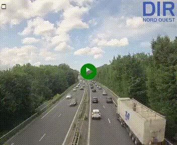 <h2>Webcam sur le périphérique de Caen (N814) à l'est de la ville, à Mondeville hauteur de la sortie 2, Presqu'île-Rives de l'Orne, au bout de l'autoroute A13</h2>