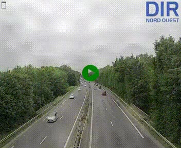 <h2>Webcam sur le périphérique de Caen (N814) à l'est de la ville, à Mondeville hauteur de la sortie 2, Presqu'île-Rives de l'Orne, au bout de l'autoroute A13</h2>