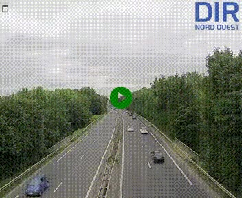 <h2>Webcam sur le périphérique de Caen (N814) à l'est de la ville, à Mondeville hauteur de la sortie 2, Presqu'île-Rives de l'Orne, au bout de l'autoroute A13</h2>
