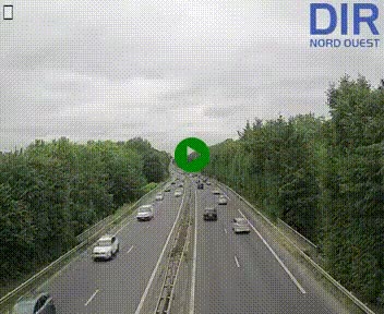 <h2>Webcam sur le périphérique de Caen (N814) à l'est de la ville, à Mondeville hauteur de la sortie 2, Presqu'île-Rives de l'Orne, au bout de l'autoroute A13</h2>