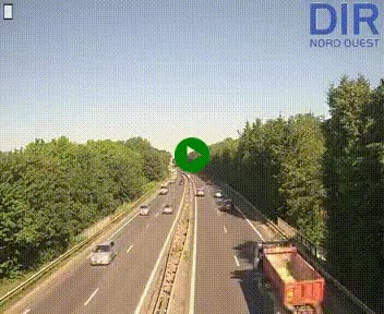 <h2>Webcam sur le périphérique de Caen (N814) à l'est de la ville, à Mondeville hauteur de la sortie 2, Presqu'île-Rives de l'Orne, au bout de l'autoroute A13</h2>