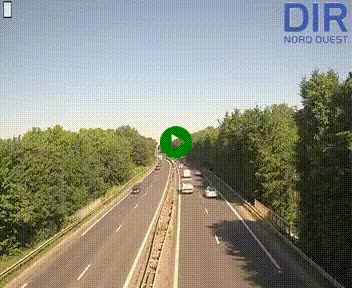 <h2>Webcam sur le périphérique de Caen (N814) à l'est de la ville, à Mondeville hauteur de la sortie 2, Presqu'île-Rives de l'Orne, au bout de l'autoroute A13</h2>