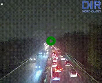 <h2>Webcam sur le périphérique de Caen (N814) à l'est de la ville, à Mondeville hauteur de la sortie 2, Presqu'île-Rives de l'Orne, au bout de l'autoroute A13</h2>