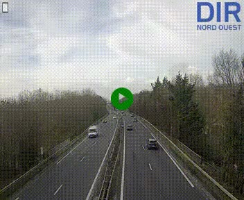 <h2>Webcam sur le périphérique de Caen (N814) à l'est de la ville, à Mondeville hauteur de la sortie 2, Presqu'île-Rives de l'Orne, au bout de l'autoroute A13</h2>