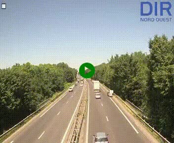 <h2>Webcam sur le périphérique de Caen (N814) à l'est de la ville, à Mondeville hauteur de la sortie 2, Presqu'île-Rives de l'Orne, au bout de l'autoroute A13</h2>