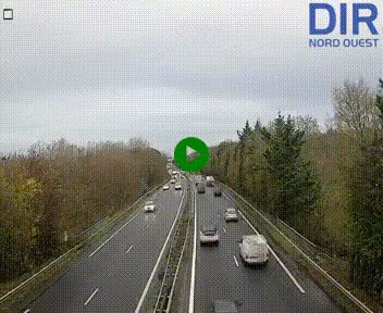 <h2>Webcam sur le périphérique de Caen (N814) à l'est de la ville, à Mondeville hauteur de la sortie 2, Presqu'île-Rives de l'Orne, au bout de l'autoroute A13</h2>
