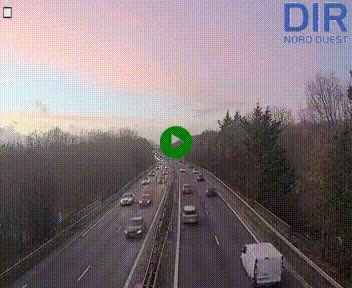 <h2>Webcam sur le périphérique de Caen (N814) à l'est de la ville, à Mondeville hauteur de la sortie 2, Presqu'île-Rives de l'Orne, au bout de l'autoroute A13</h2>