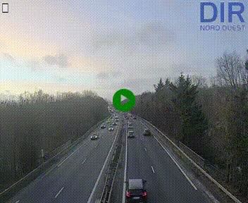 <h2>Webcam sur le périphérique de Caen (N814) à l'est de la ville, à Mondeville hauteur de la sortie 2, Presqu'île-Rives de l'Orne, au bout de l'autoroute A13</h2>