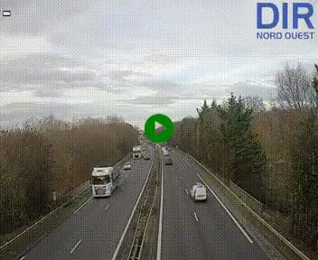 <h2>Webcam sur le périphérique de Caen (N814) à l'est de la ville, à Mondeville hauteur de la sortie 2, Presqu'île-Rives de l'Orne, au bout de l'autoroute A13</h2>