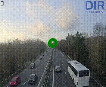 <h2>Webcam sur le périphérique de Caen (N814) à l'est de la ville, à Mondeville hauteur de la sortie 2, Presqu'île-Rives de l'Orne, au bout de l'autoroute A13</h2>