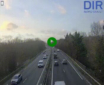 <h2>Webcam sur le périphérique de Caen (N814) à l'est de la ville, à Mondeville hauteur de la sortie 2, Presqu'île-Rives de l'Orne, au bout de l'autoroute A13</h2>