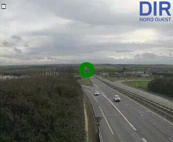 <h2>Webcam au début de l'A84 sur le périphérique Ouest de Caen (N814) à hauteur de la sortie 9, Porte de Bretagne</h2>