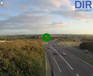 <h2>Webcam au début de l'A84 sur le périphérique Ouest de Caen (N814) à hauteur de la sortie 9, Porte de Bretagne</h2>