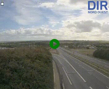 <h2>Webcam au début de l'A84 sur le périphérique Ouest de Caen (N814) à hauteur de la sortie 9, Porte de Bretagne</h2>
