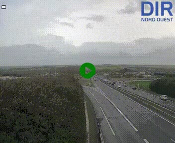 <h2>Webcam au début de l'A84 sur le périphérique Ouest de Caen (N814) à hauteur de la sortie 9, Porte de Bretagne</h2>