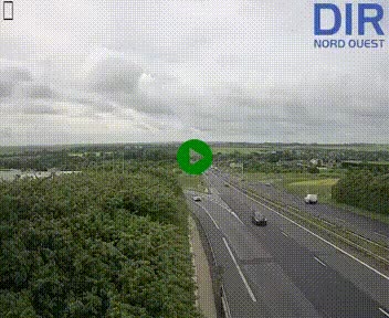 <h2>Webcam au début de l'A84 sur le périphérique Ouest de Caen (N814) à hauteur de la sortie 9, Porte de Bretagne</h2>
