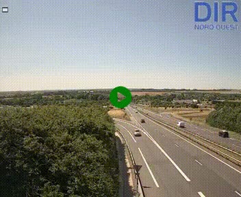 <h2>Webcam au début de l'A84 sur le périphérique Ouest de Caen (N814) à hauteur de la sortie 9, Porte de Bretagne</h2>