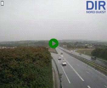 <h2>Webcam au début de l'A84 sur le périphérique Ouest de Caen (N814) à hauteur de la sortie 9, Porte de Bretagne</h2>